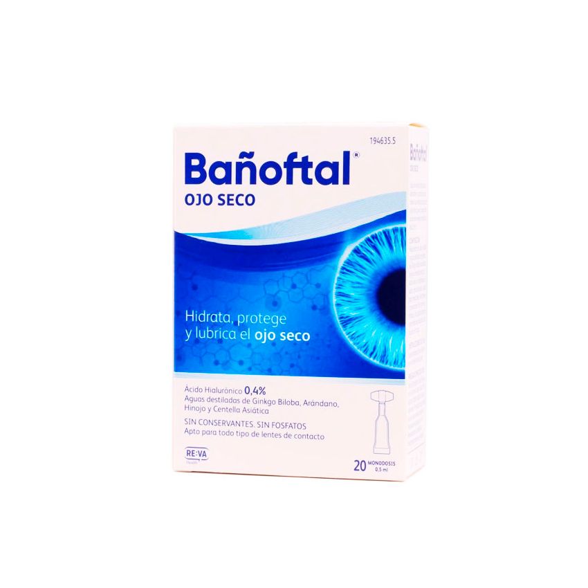 Bañoftal Oeil Sec Dose Unique 0,4 20U