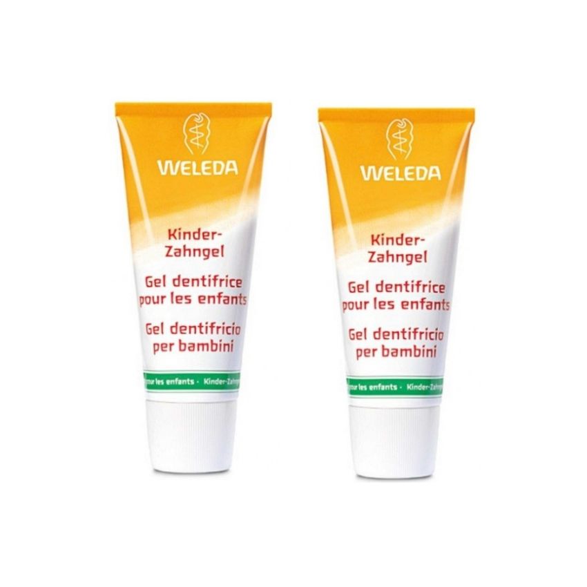 Weleda Gel Dentifrice Pour Enfant 2X50Ml