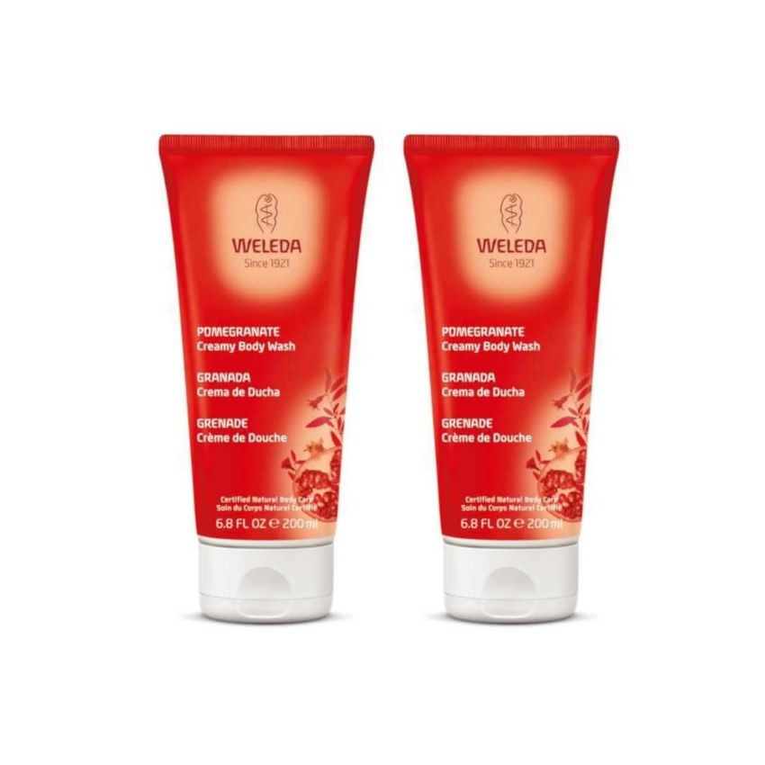 Weleda Crème De Douche Vivifiante Au Grenade 2X200Ml