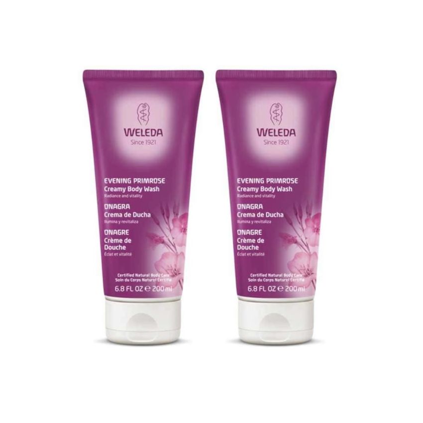 Weleda Crème De Douche Vivifiante Au Onagre 2X200Ml