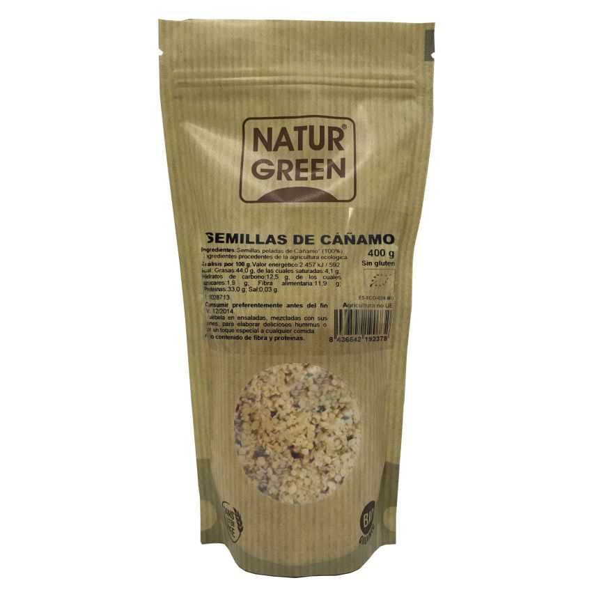 Naturgreen Semillas De Cañamo Bio 400 Grs