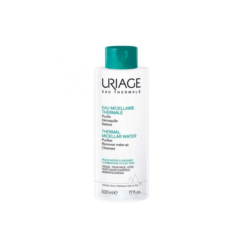 Uriage Eau Micellaire Thermale Pour Les Peaux Grasses Et Mixtes 500Ml