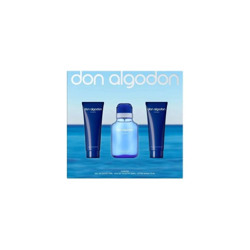 Don Algodón Para Hombre Eau De Toilette Spray 100Ml Set 3 Pieces