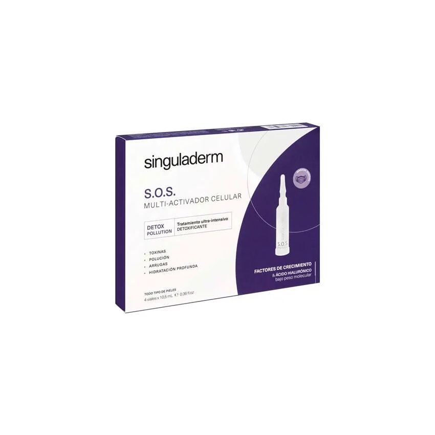 Singuladerm S.O.S. Detox-Polution - 4 X 10,5 Ml