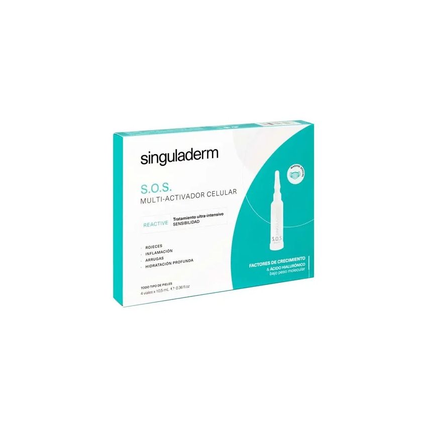 Singuladerm S.O.S. Reactive - 4 X 10,5 Ml