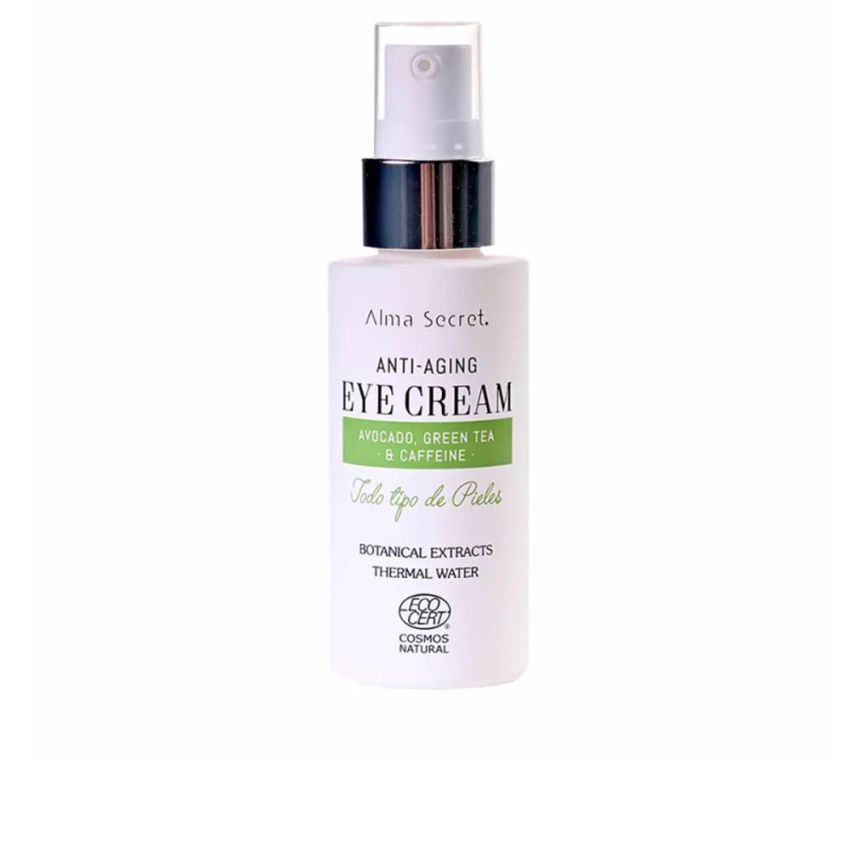Crème Contour Des Yeux Anti-Âge À L'Avocat, Au Thé Vert Et À La Caféine Botanique - 30 Ml