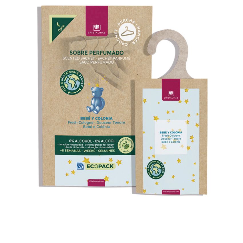Désodorisant Ecopack Wardrobe 0% #Bébé Et Eau De Cologne - 1 U