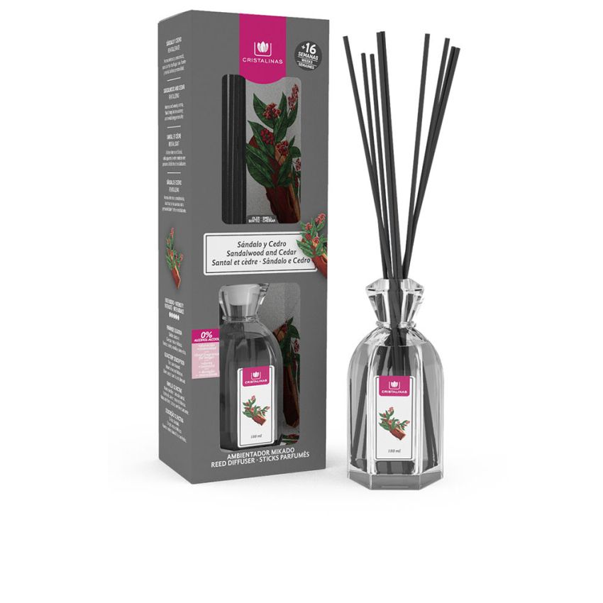 Désodorisant Mikado 0% #Santal-Cèdre - 180 Ml