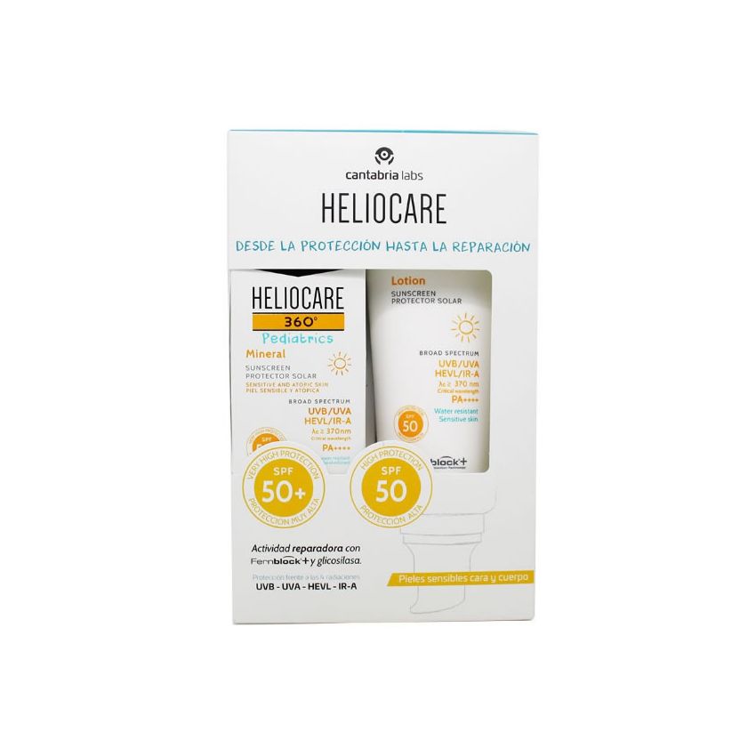 Heliocare 360 Pediatrics Locion 200Ml + Pediatrics Mineral 50Ml