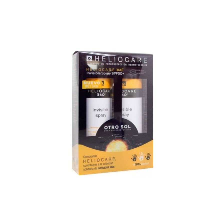 Heliocare 360 Spray Invisible Spf50+ 2X200Ml