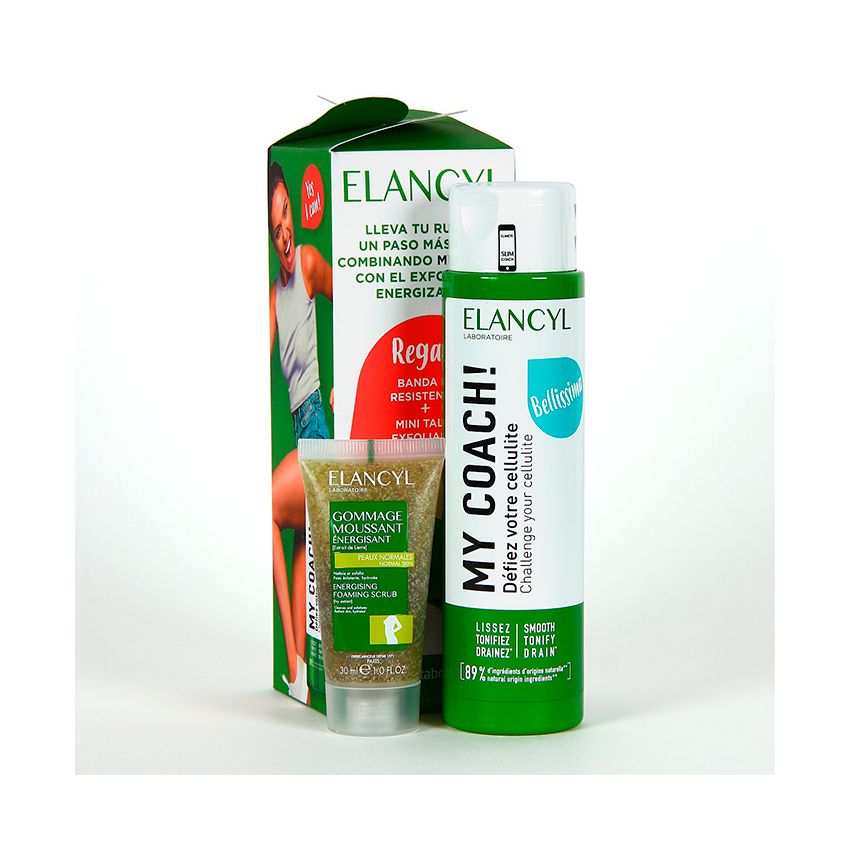Elancyl My Coach Gel Anti-Cellulite 200Ml + Gel Exfoliant Gratuit 30Ml