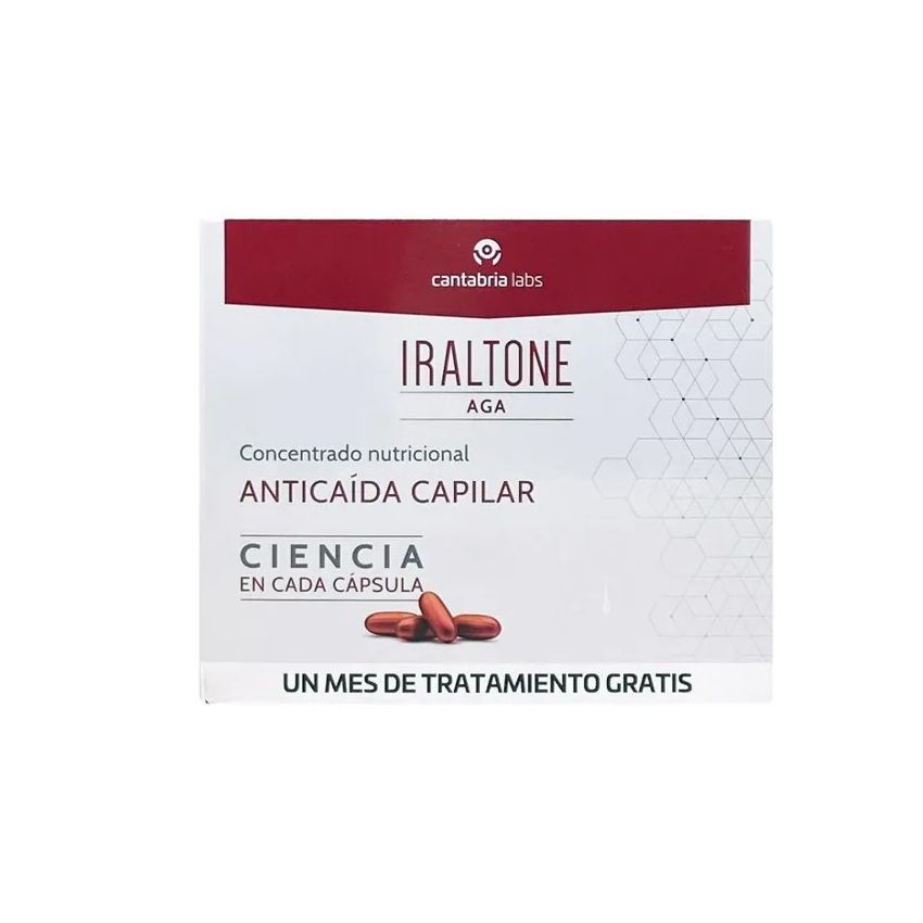 Iraltone Aga Perte De Cheveux 2 X 60 Capsules