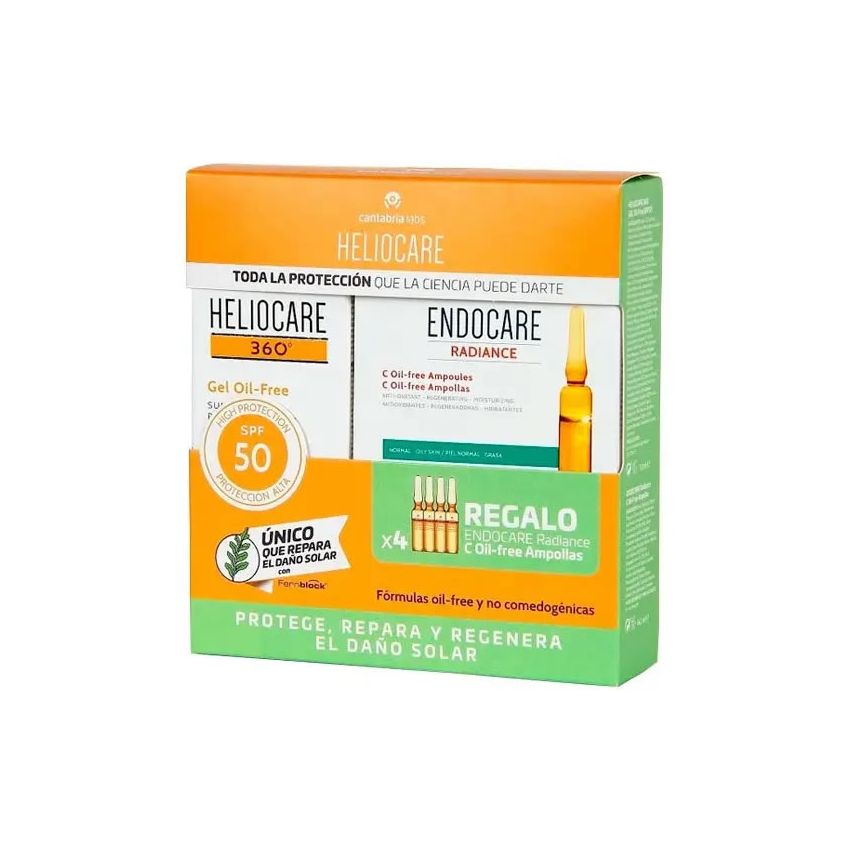 Heliocare 360º Gel Oil Free Spf50 50Ml Set 2 Pièces