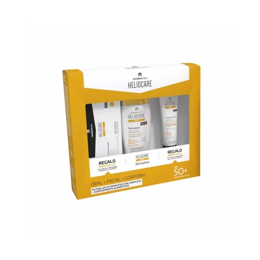 Heliocare 360 Opti D Sensation Ultra Light Oil Free Spf50+ 50Ml Coffret 2 Produits