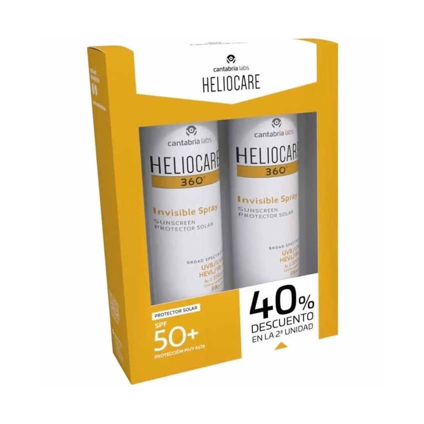 Heliocare 360 Invisible Spray Spf50+ 2X200Ml
