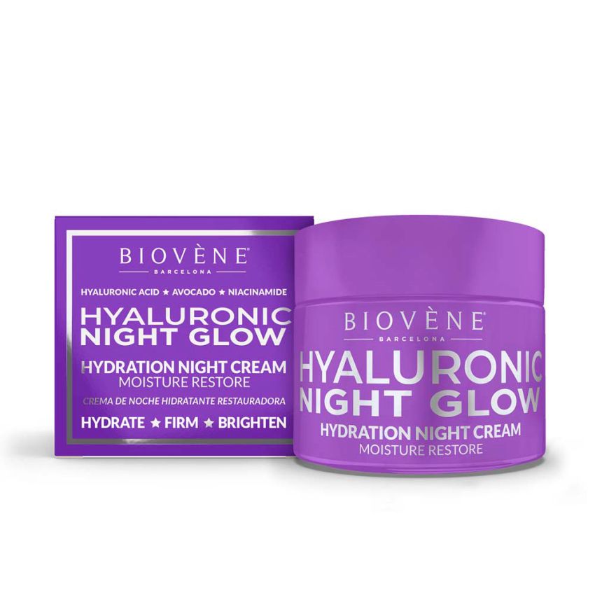 Hyaluronic Night Glow Hydration Night Cream Moisture Restore - 50 Ml