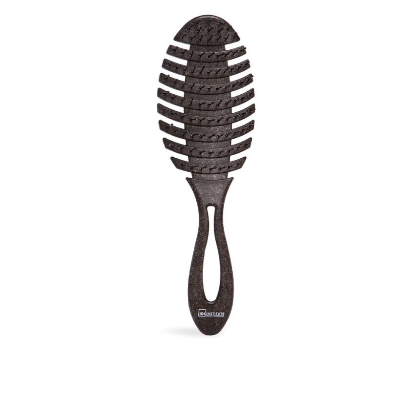 Brosse Ronde Cheveux Souples Biosourcés Café - 1 U