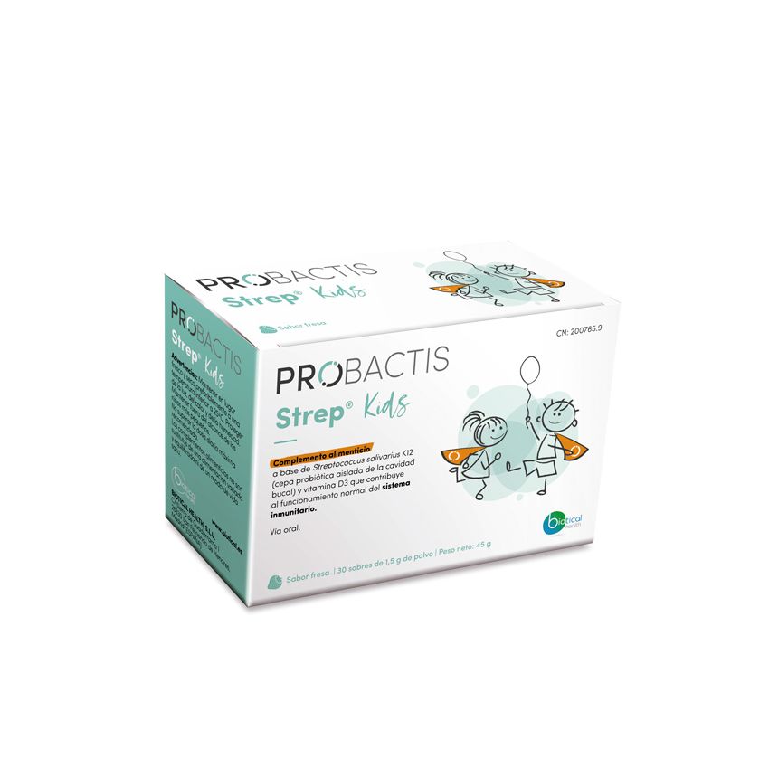 Botical Health Probactis Strep Kids 30 Sachets Goût Fraise