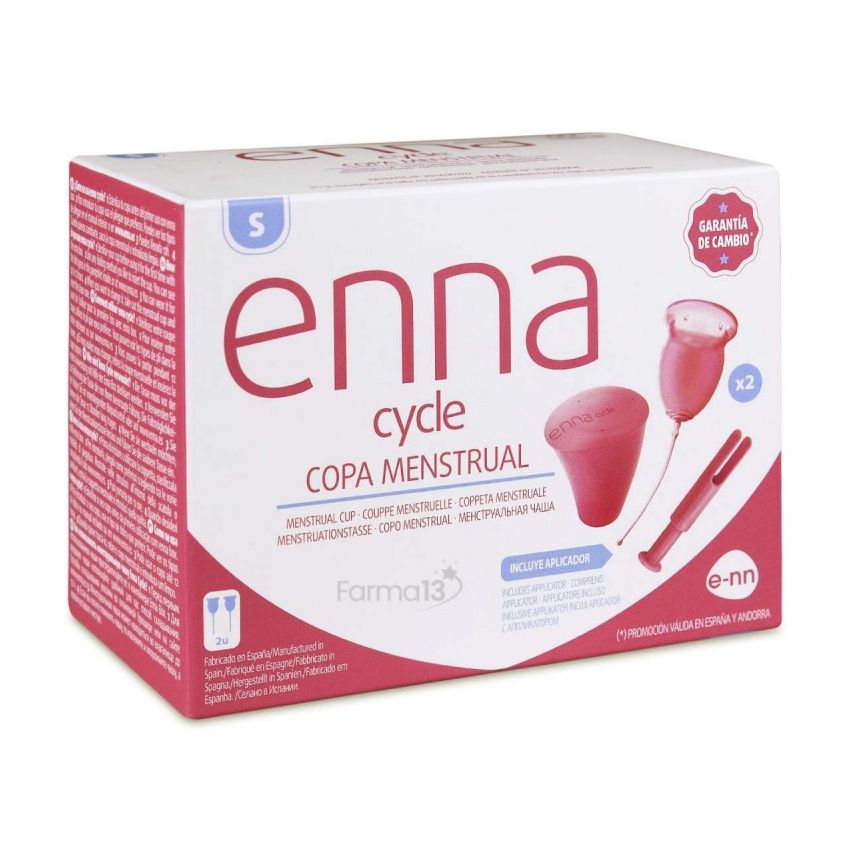 Enna Cycle Menstrual Cup Taille S 2 Und + Applicateur