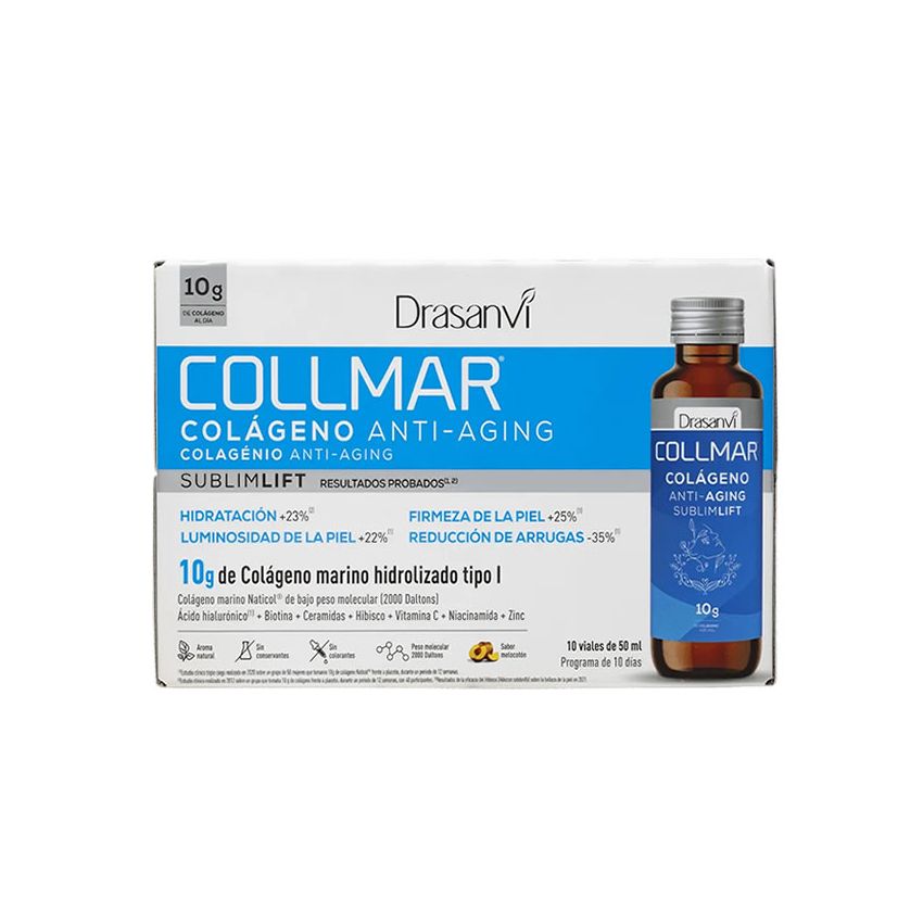 Collagène Anti-Âge Drasanvi Collmar Saveur Pêche 10X50Ml