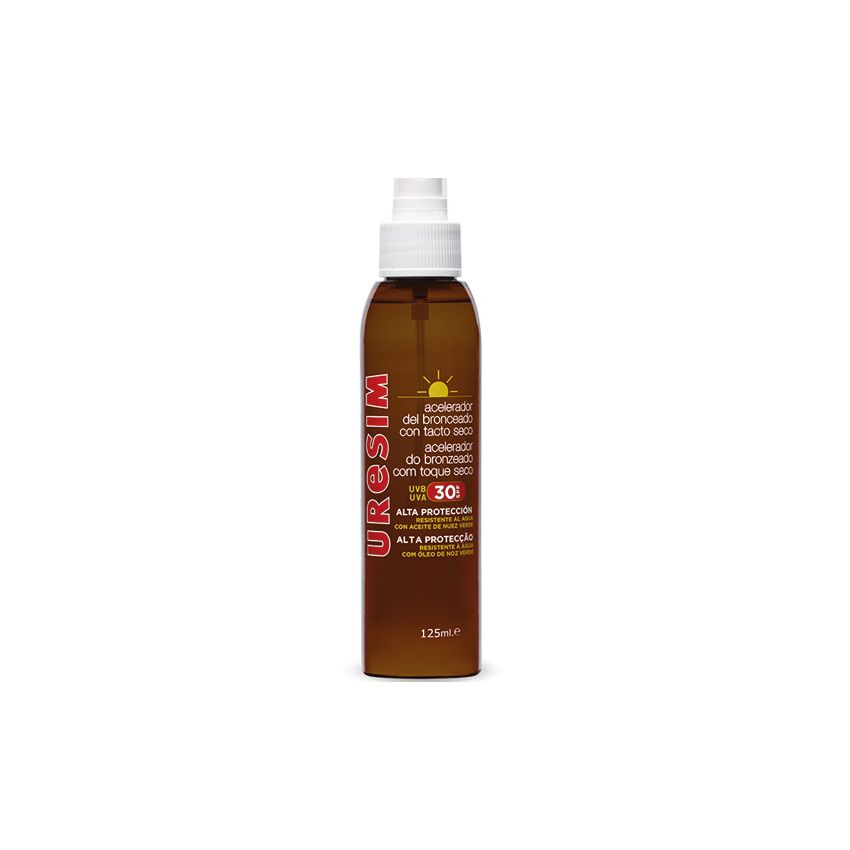 Uresim Huile Sèche Accélérateur De Bronzage Spf30 125Ml