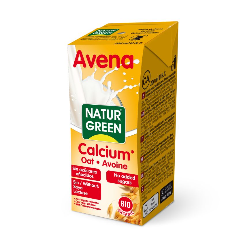 Naturgreen Bebida Avena Calcium 200Ml