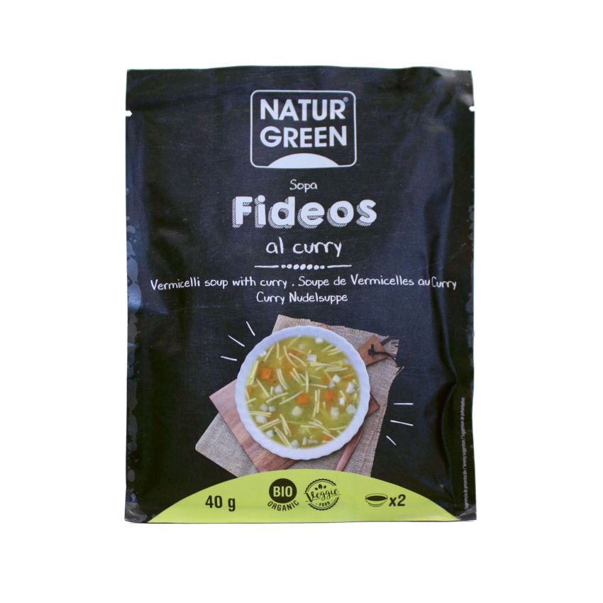 Naturgreen Sopa Fideos Curry 40G