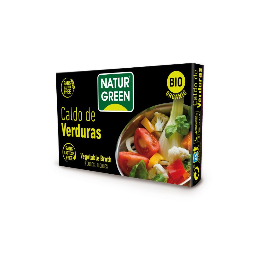 Naturgreen Cubito Caldo Verdura Cajita 8 X 10,5G