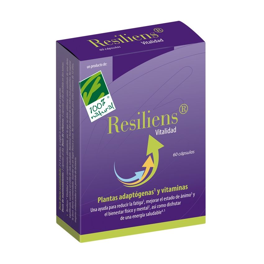 100%Natura Resiliens Vitalidad 60 Cap