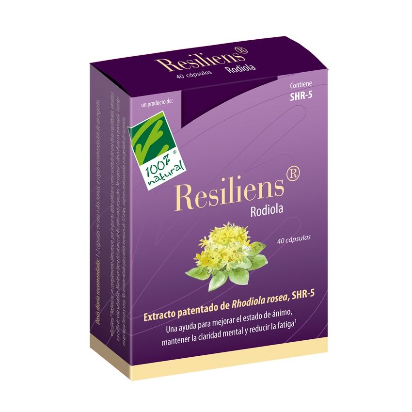 100%Natura Resiliens Rhodiola 40 Cap