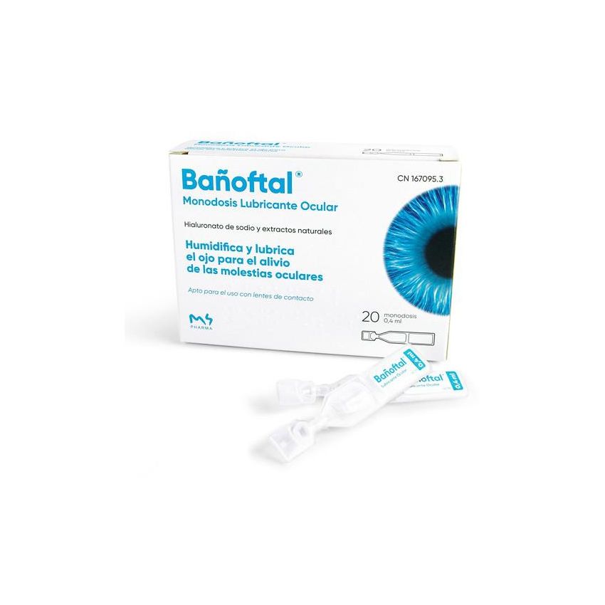 M4Pharma Bañoftal Lubricante Ocular 20 Monodosis