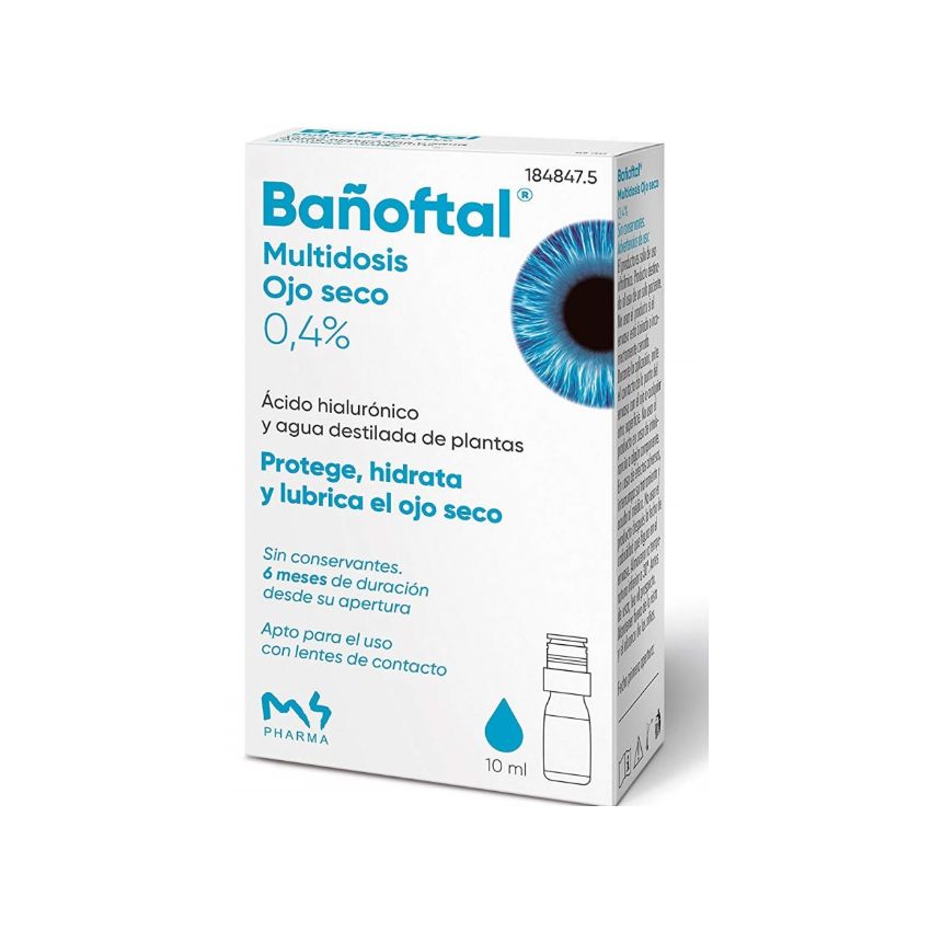 Bañoftal Multidose Yeux Secs 10Ml