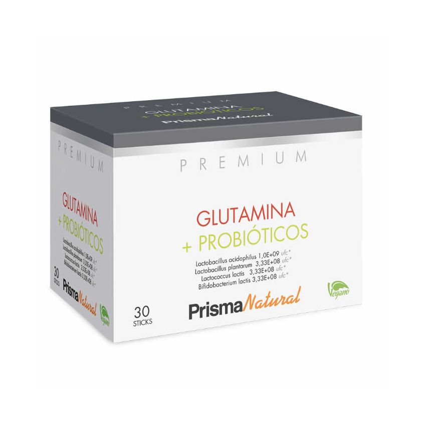 Prisma Natural Glutamine + Probiotics 30 Sticks X 4.37G