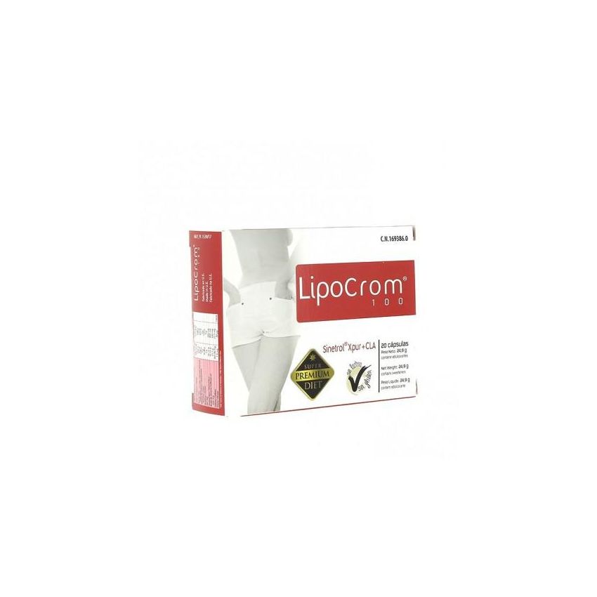 Nc Lipocrom 100 20 Cápsulas Nutricion Center