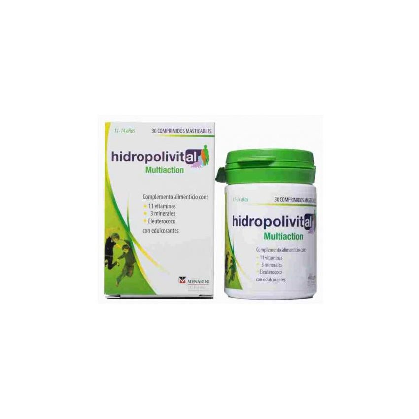 Hidropolivital Multiaction 30 Comprimidos Comprimidos Masticables