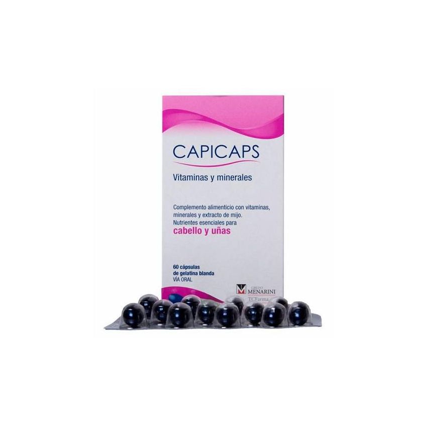 Menarini Capicaps Cabello Y Uñas 60 Cápsulas