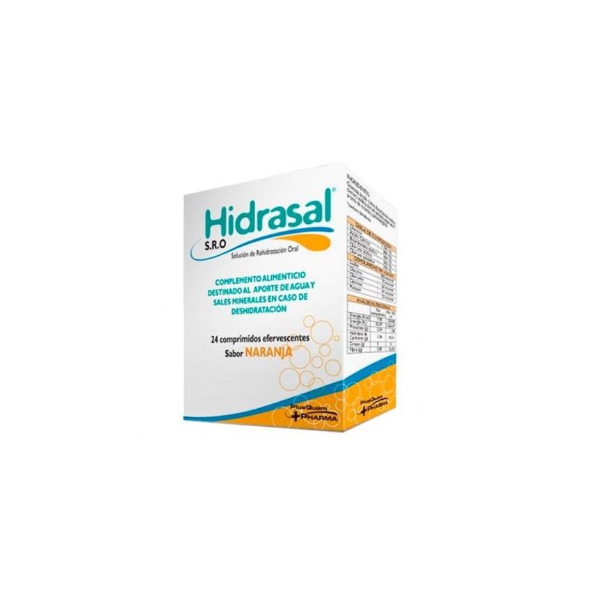 Hidrasal Complemento Alimenticio 24 Comprimidos Efervescentes Plusquam Pharma