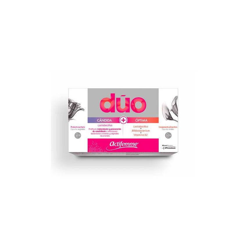 Actifemme Dúo Cándida Óptima 10 14 Cápsulas