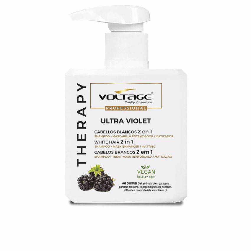 Therapy Ultra Violet Cabellos Blancos 2 En 1 Champú-Mascaril - 500 Ml