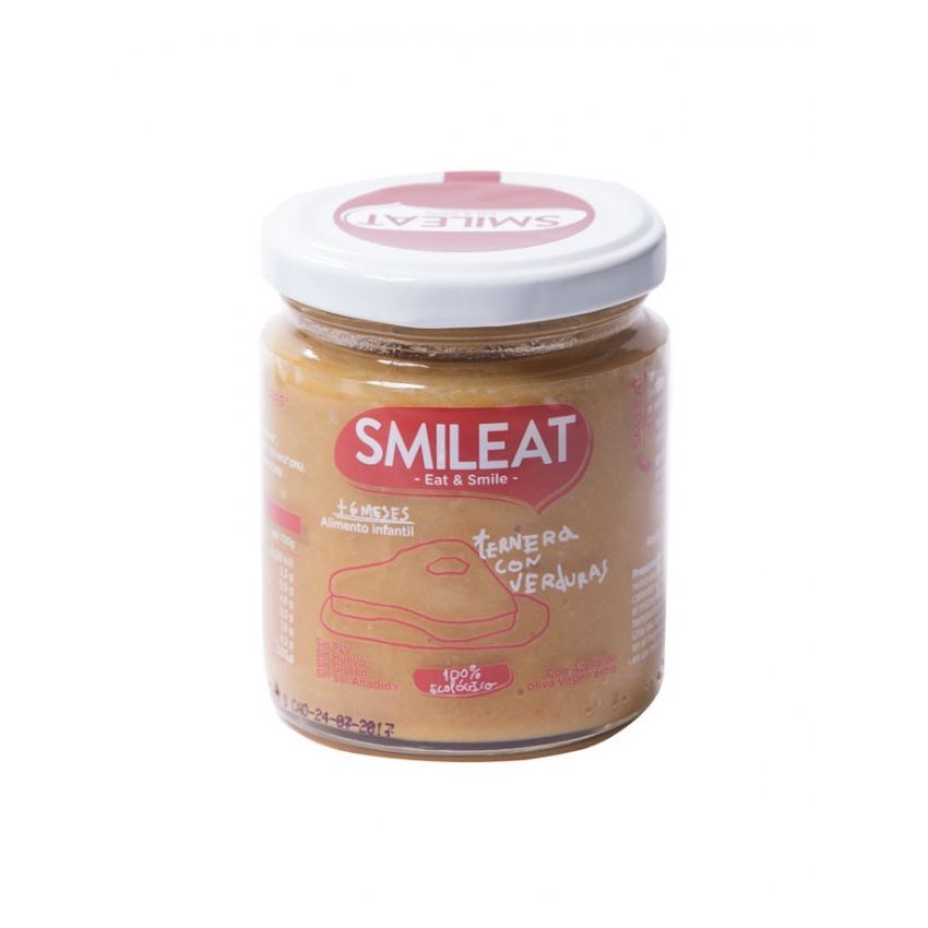 Smileat Potito Bio Ternera Con Verduras 230G