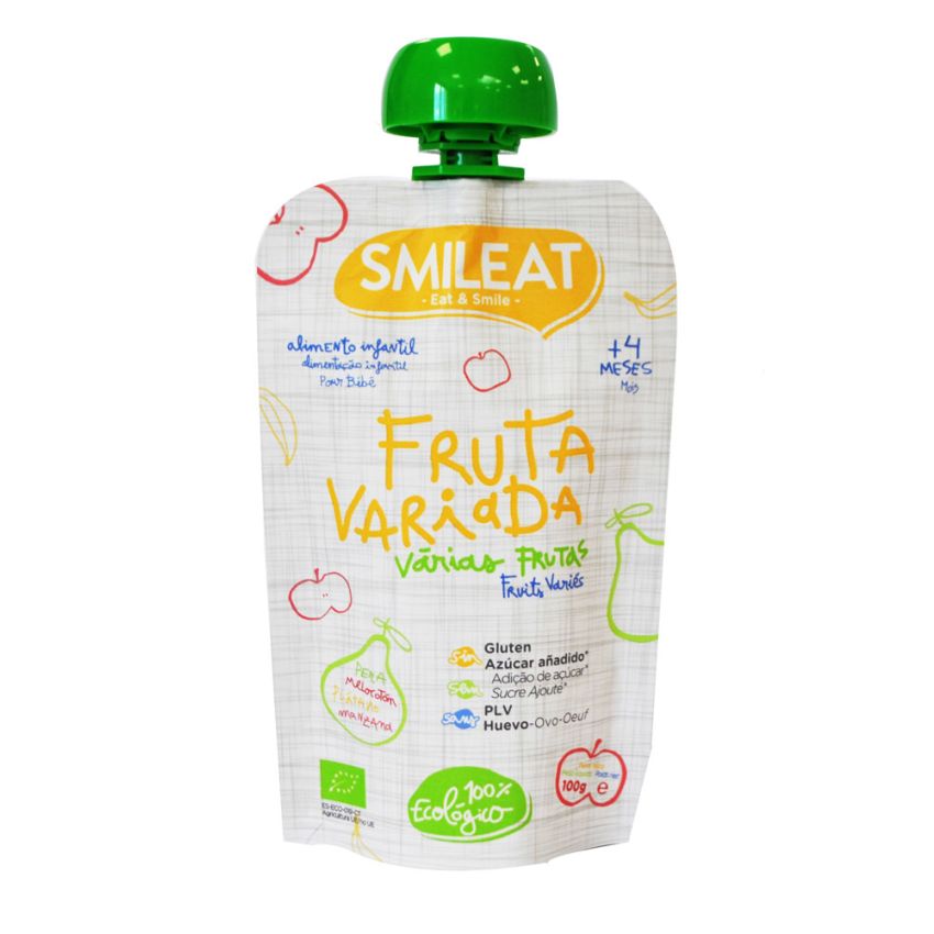 Smileat Pouch Fresa Platano 100G