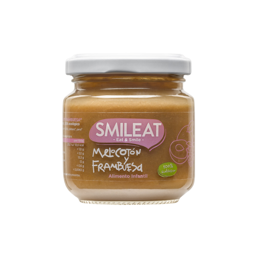 Smileat Potito Bio Frambuesa Y Melocoton 130 Gr