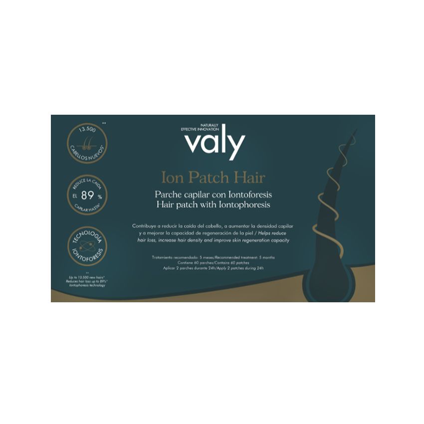 Valy Ion Patch Patch Pour Cheveux Avec Ionophorèse 60 Patchs