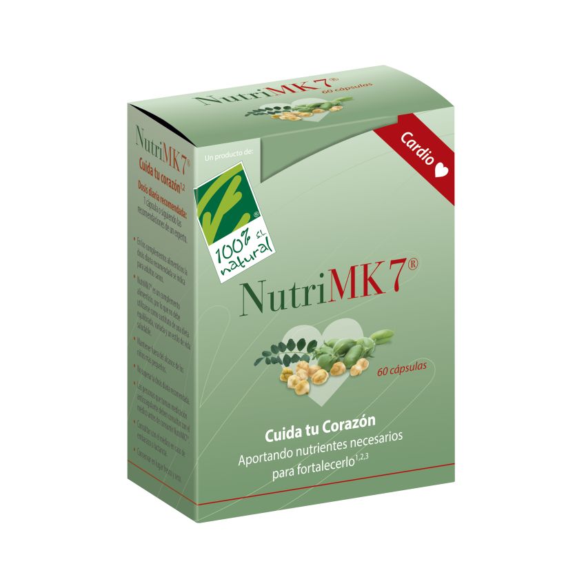 100%Natura Nutrimk7 Cardio 60 Perlas