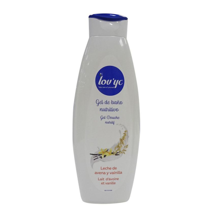 Gel Lovyc Nutritivo 750Ml Leche Avena Y Vainilla