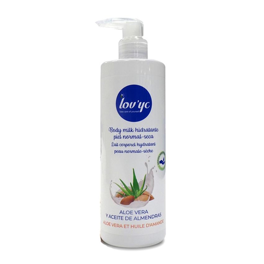 Lovyc Aloe Vera Y Almendras Leche Corporal Piel Normal A Seca 400Ml