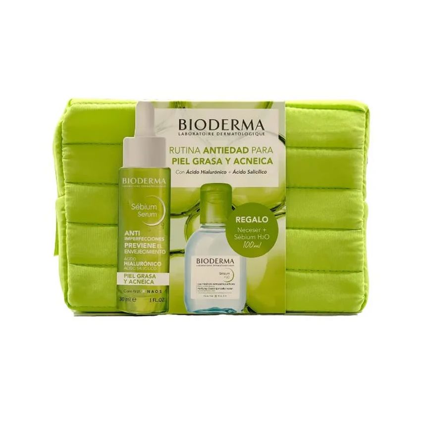 Bioderma Pack Cadeau Trousse Bioderma Sébium Sérum 30 Ml + H2O 100 Ml Gratuit