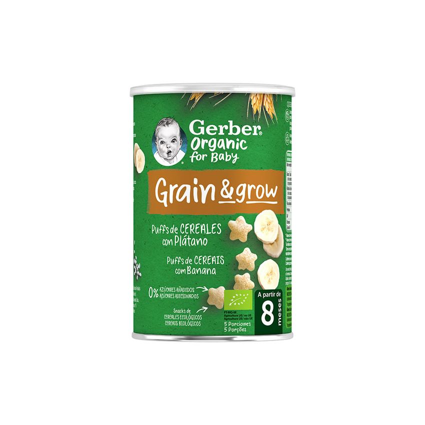 Gerber Céréales Soufflées Biologiques Et Banane