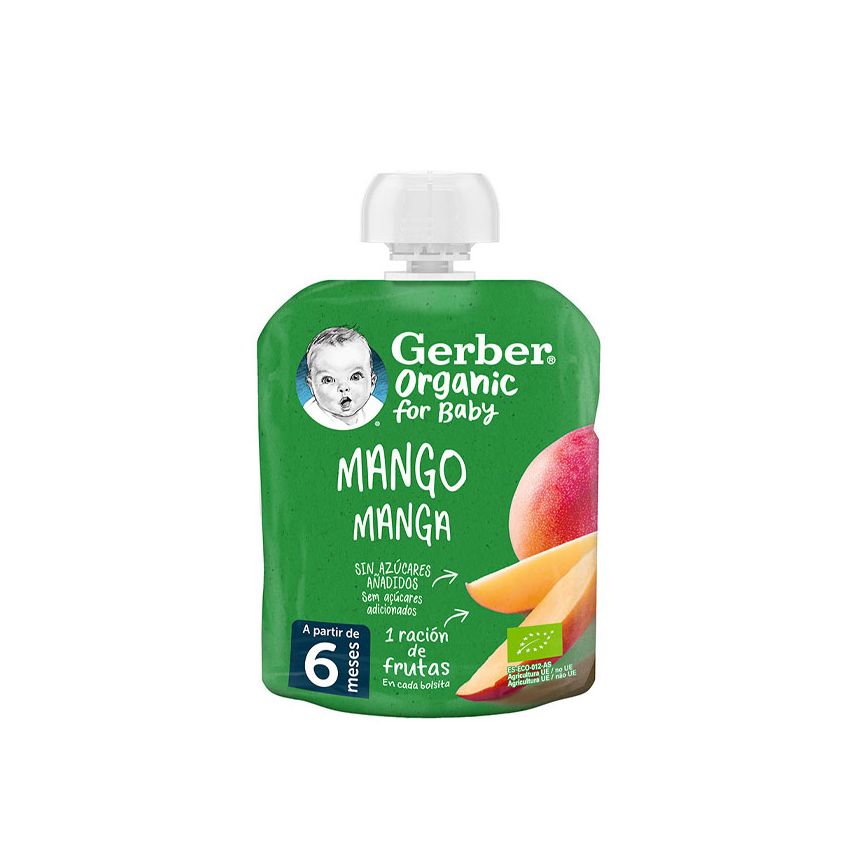 Gerber Pouch Organic Poignée 90G