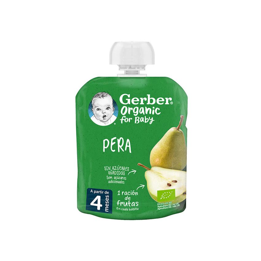 Gerber Pouch Organic Poire 90G